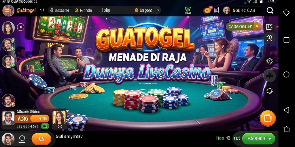 Tampilan gameplay GUATOGEL yang mendebarkan dari Live Casino.