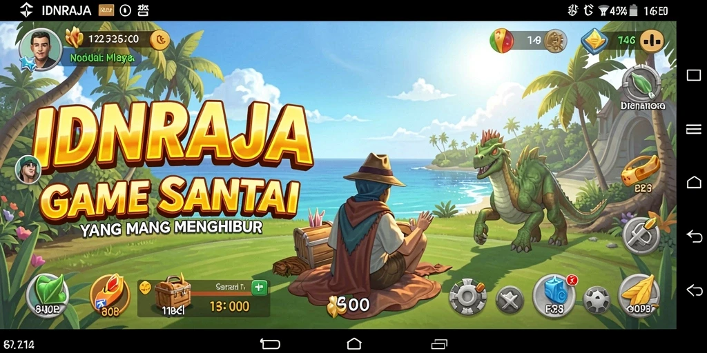Tampilan gameplay <strong>IDNRAJA</strong> yang penuh warna dan menyenangkan.