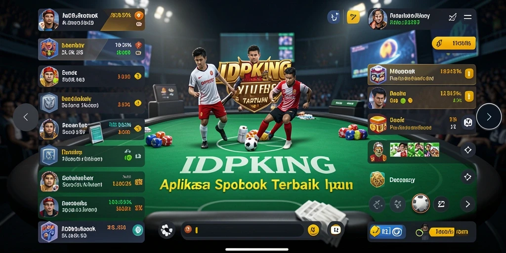 Tampilan menarik dari gameplay taruhan di IDPKING.