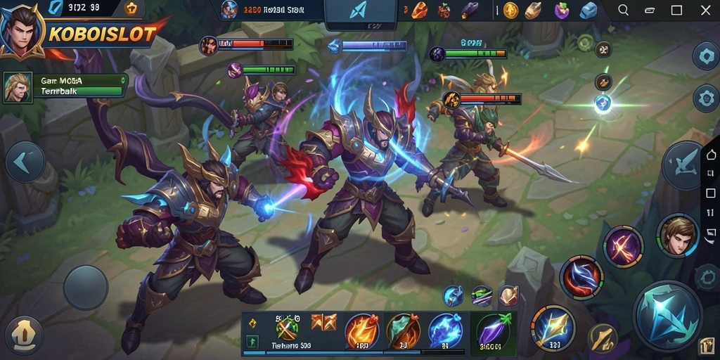 Tangkapan layar gameplay KOBOISLOT yang seru dan menegangkan.