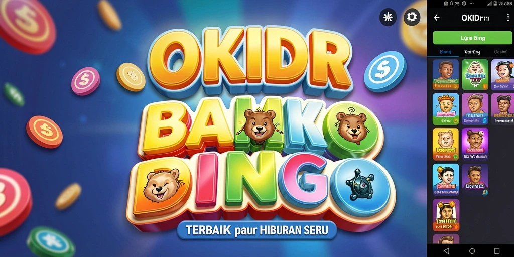 Screenshot gameplay OKIDR: Serunya bermain Bingo secara real-time.