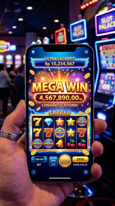 Pengguna menikmati kecepatan unduh aplikasi di sr6666.